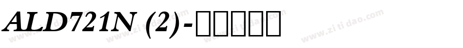 ALD721N (2)字体转换